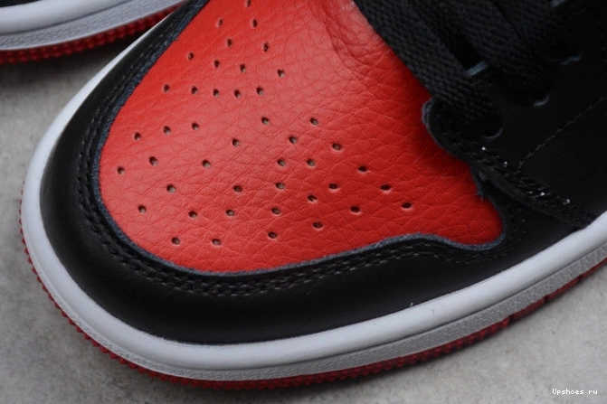 Jordan 1 Bred Kids Banned Red  OG Air 555088 Retro Black 001 High 0823